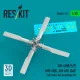 ResKit Models UH-60M/L/P, MH-60G, AH-60L DAP tail rotor (3D Printed) for Academy - farokrotor