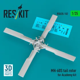   ResKit Models MH-60S tail rotor (3D Printed) for Academy - farokrotor