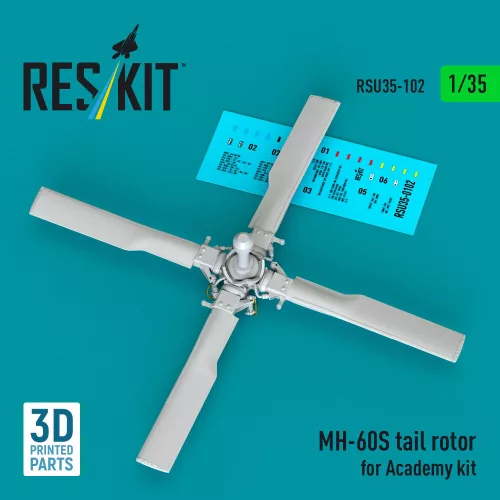 ResKit Models MH-60S tail rotor (3D Printed) for Academy - farokrotor