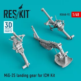   ResKit Models MiG-25 landing gear for ICM Kit - futóműkészlet