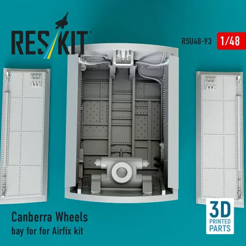 ResKit Models Canberra Wheels bay for Airfix kit (3D Printed) - kerékkészlet
