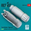 ResKit Models Eurofighter Typhoon open exhaust nozzles for Revell kit (3D Printed) - Eurofighter Typhoon nyitott – hajtómű-fúvócsövek