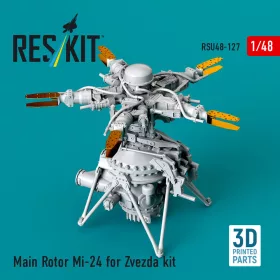   ResKit Models Main Rotor Mi-24 for Zvezda kit (3D Printed) - főrotor