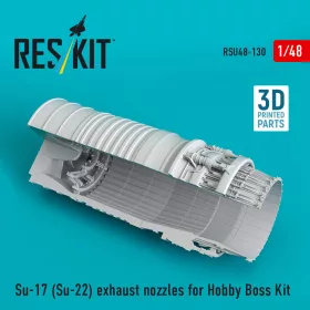   ResKit Models Su-17 (Su-22) exhaust nozzle for HobbyBoss kit (3D Printed) - hajtómű-fúvócső