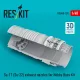 ResKit Models Su-17 (Su-22) exhaust nozzle for HobbyBoss kit (3D Printed) - hajtómű-fúvócső