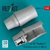 ResKit Models Su-30 Flanker-C fly position nozzles for GWH kit (3D Printed) - hajtómű-fúvócsövek repülési helyzetben, Great Wall Hobby maketthez