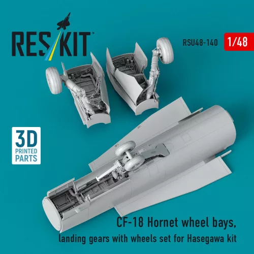 ResKit Models CF-18 Hornet – futóműakna-részletező készlet, futómű, kerekek
