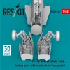 ResKit Models CF-18 Hornet – futóműakna-részletező készlet, futómű, kerekek