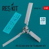 ResKit Models Mi-24 tail rotor for Trumpeter kit (3D Printed) - farokrotor