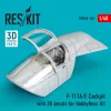ResKit Models F-111A/E Cockpit with 3D decals for HobbyBoss kit (3D Printed) - cockpitkészlet 3D matricákkal