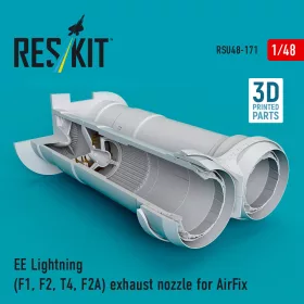   ResKit Models EE Lightning (F1, F2, T4, F2A) exhaust nozzle for AirFix kit (3D Printed) - hajtómű-fúvócső