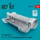 ResKit Models EE Lightning (F1, F2, T4, F2A) exhaust nozzle for AirFix kit (3D Printed) - hajtómű-fúvócső
