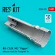 ResKit Models MiG-23 (M, MF) Flogger exhaust nozzle for Trumpeter kit (3D Printed) - hajtómű-fúvócső
