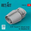 ResKit Models A-7E Corsair II exhaust nozzle for HobbyBoss Kit (3D Printed) - hajtómű-fúvócső
