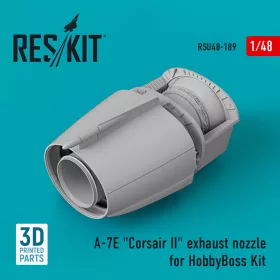   ResKit Models A-7E Corsair II exhaust nozzle for HobbyBoss Kit (3D Printed) - hajtómű-fúvócső