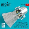 ResKit Models F-111C Cockpit late modification with 3D decals for HobbyBoss kit (3D Printed) - cockpitkészlet 3D matricákkal