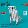 ResKit Models P-47D-25/26/28/30 Thunderbolt Seat for MiniArt kit (3D Printed) - ülések
