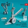 ResKit Models F/A-18 Hornet landing gear with wheels for Kinetic kit (3D Printed) - futóműkészlet