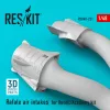 ResKit Models Rafale air intakes for Revell/Academy kit (3D Printed) - légbeömlők