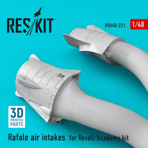 ResKit Models Rafale air intakes for Revell/Academy kit (3D Printed) - légbeömlők