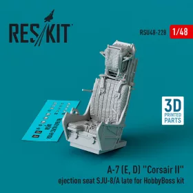   ResKit Models A-7 (E, D) Corsair II ejection seat SJU-8/A late for HobbyBoss kit (3D Printed) - katapultülés