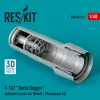 ResKit Models F-102 Delta Dagger exhaust nozzle for Revell / Monogram kit (3D Printed) - hajtómű-fúvócső