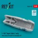 ResKit Models F-100 Super Sabre early close exhaust nozzle for Trumpeter kit (3D Printed) - F-100 Super Sabre korai zárt – hajtómű-fúvócső