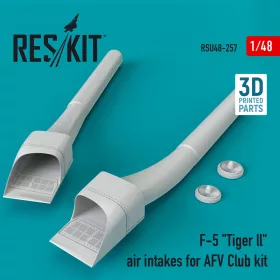   ResKit Models F-5 Tiger ll air intakes for AFV Club kit (3D Printed) - légbeömlők