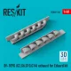 ResKit Models Bf-109G (G2,G6,G10,G14) exhaust for Eduard kit (3D Printed) - kipufogócsonkok