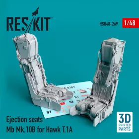   ResKit Models Ejection seats Mb Mk.10B for Hawk T.1A (3D Printed) - Hawk T.1A – MB Mk.10B katapultülések