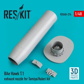   ResKit Models BAe Hawk T.1 exhaust nozzle for Tamiya/Italeri kit (3D Printed) - hajtómű-fúvócső