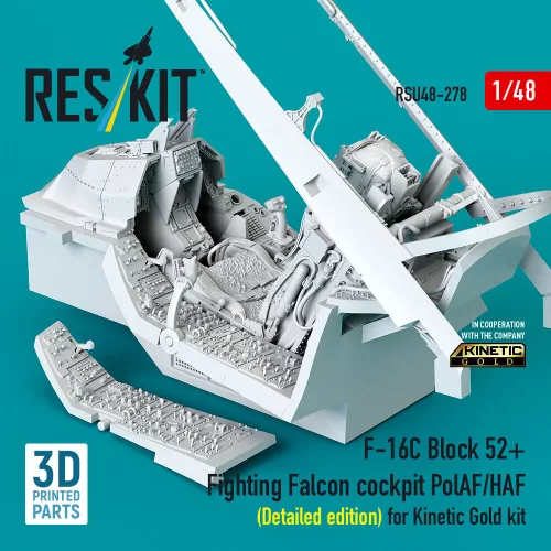 ResKit Models F-16C Block 52+ Fighting Falcon – részletes cockpitkészlet