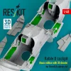 ResKit Models Rafale B cockpit (Basic edition with 3D decals) for Revell/Academy kit (3D Printed) - alap cockpitkészlet 3D matricákkal