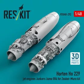   ResKit Models Horten Ho 229 jet engines Junkers Jumo 004 (3D Printed) for Zoukei-Mura - hajtóművek