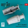 ResKit Models SR-71 Blackbird exhaust nozzles for Revell kit (3D printed) - hajtómű-fúvócsövek