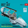 ResKit Models Rafale (C, M) cockpit (Basic edition with 3D decals) for HobbyBoss kit (3D printed) - alap cockpitkészlet 3D matricákkal