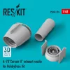ResKit Models A-7D Corsair II exhaust nozzle for HobbyBoss kit (3D Printed) - hajtómű-fúvócső