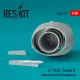 ResKit Models A-7 (E,D) Corsair II exhaust nozzle for Hasegawa kit - hajtómű-fúvócső
