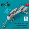 ResKit Models F/A-18 Hornet (A, B, C, D) – futóműakna-részletező készlet, futómű, kerekek