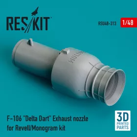   ResKit Models F-106 Delta Dart exhaust nozzle for Revell/Monogram kit - hajtómű-fúvócső