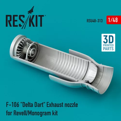 ResKit Models F-106 Delta Dart exhaust nozzle for Revell/Monogram kit - hajtómű-fúvócső