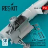 ResKit Models A-7D Corsair II – légbeömlők, futóműaknák, futómű és kerekek