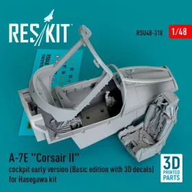  ResKit Models A-7E Corsair II – korai alap cockpitkészlet 3D matricákkal