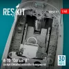 ResKit Models A-7D Corsair II cockpit (Detailed edition) for Hasegawa kit (3D Printed) - részletes cockpitkészlet