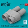 ResKit Models T-38C Talon ll exhaust nozzles for Trumpeter kit (3D Printed) - hajtómű-fúvócsövek
