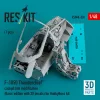 ResKit Models F-105D Thunderchief – késői módosítású alap cockpitkészlet 3D matricákkal