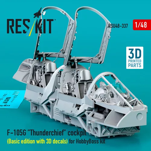 ResKit Models F-105G Thunderchief – alap cockpitkészlet 3D matricákkal