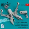 ResKit Models F-105 Thunderchief – légbeömlők, futómű, futóműaknák és terhelt állapotú kerekek