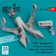 ResKit Models F-105 Thunderchief – légbeömlők, futómű, futóműaknák és terhelt állapotú kerekek