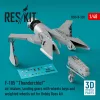 ResKit Models F-105 Thunderchief – légbeömlők, futómű, futóműaknák és terhelt állapotú kerekek